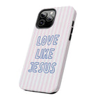 Minimal Stripe Christian Art iPhone Case | MagSafe Compatible