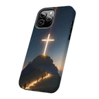 Mountain Cross Art iPhone Case | MagSafe Compatible