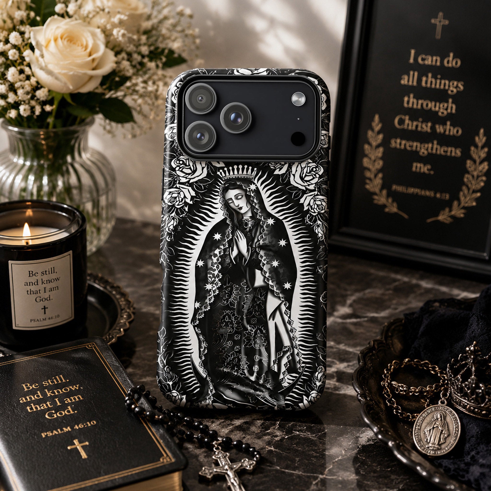 Our Lady of Guadalupe Tattoo Art iPhone Case | MagSafe Compatible