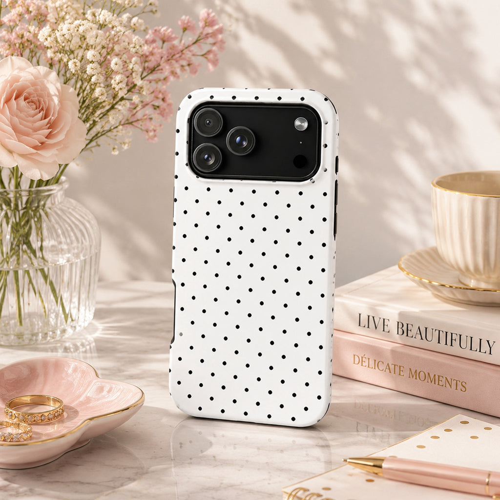 Polka Dot Art iPhone Case | MagSafe Compatible