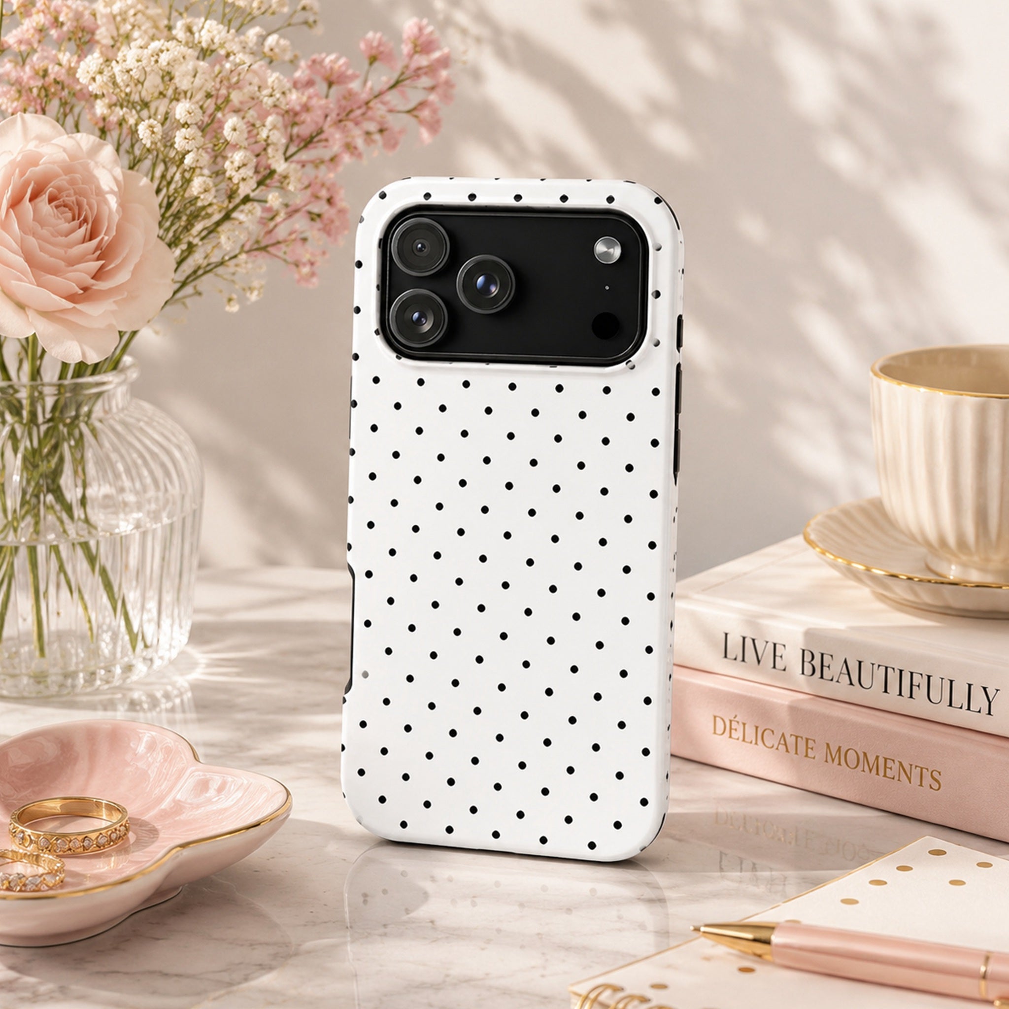 Polka Dot Art iPhone Case | MagSafe Compatible
