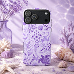 Purple Sea Creature Art iPhone Case | MagSafe Compatible