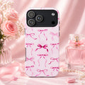 Pink Bow Art iPhone Case | MagSafe Compatible