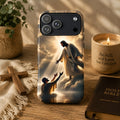 Jesus Rescue Art iPhone Case | MagSafe Compatible