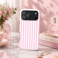 Pink Stripe Art iPhone Case | MagSafe Compatible