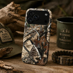Real Tree Hunting Camouflage Art iPhone Case | MagSafe Compatible